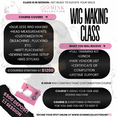 1:1 Wig Making Class