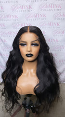 22” bodywave 5x5 HD closure wig