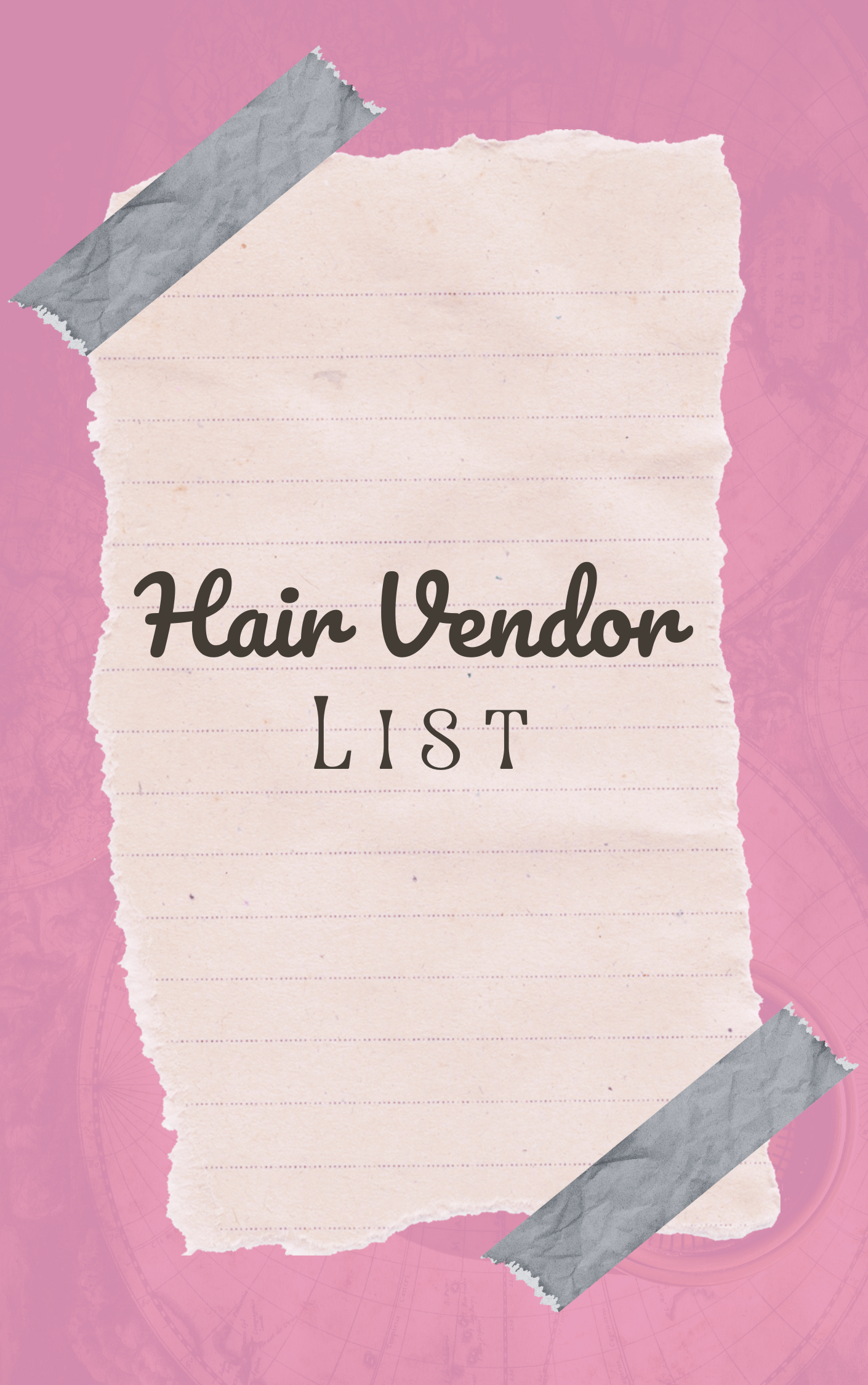 Hair vendor list